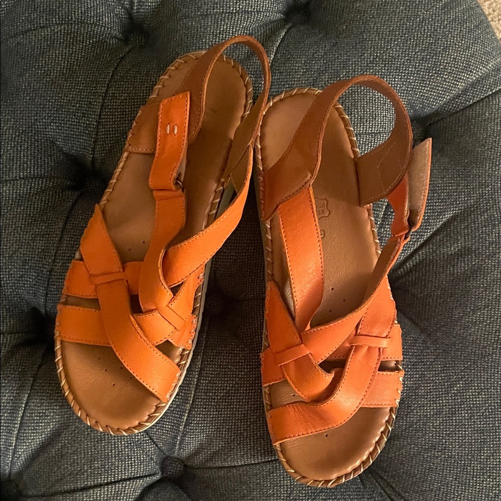 Women's Inca Orange Sandals